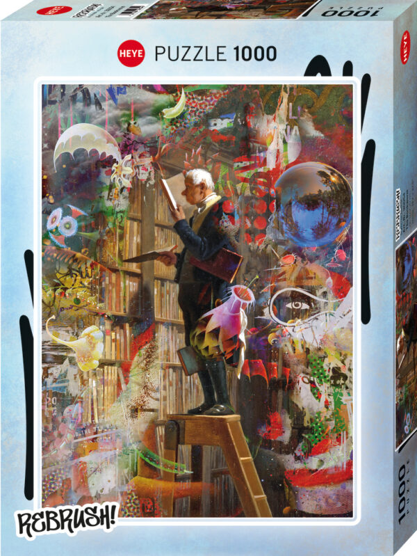 Heye - Rebrush, The Bookworm 1000 Piece Puzzle - Image 2