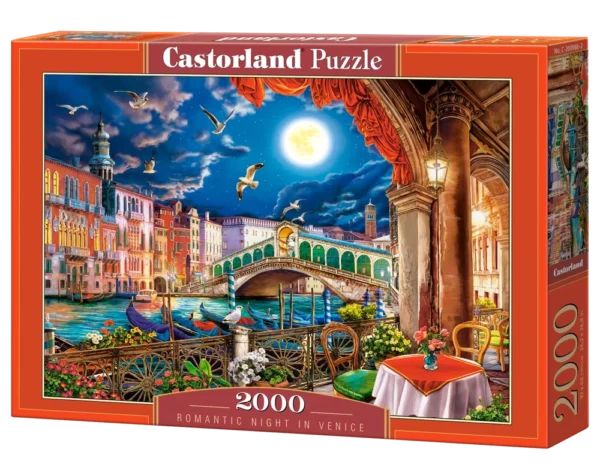 Castorland - Romantic Night in Venice 2000 Piece Puzzle - Image 2