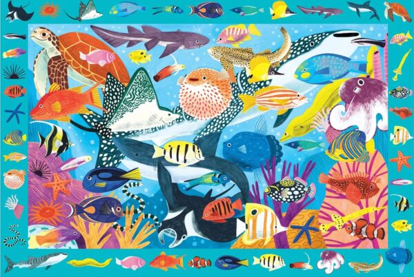 Mudpuppy - Search and Find - Coral Reef 64 Piece Puzzle - Image 3