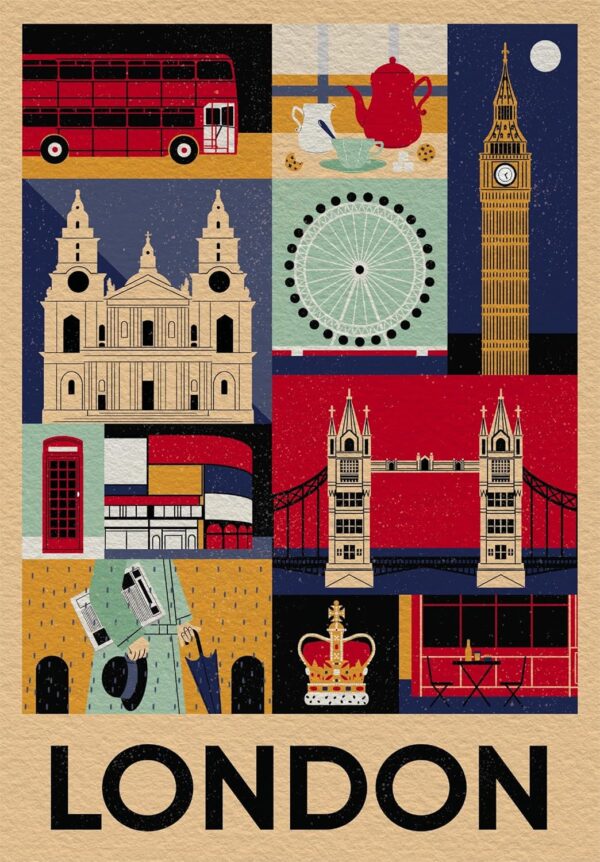 Clementoni - Style in the City, London 1000 Piece Puzzle