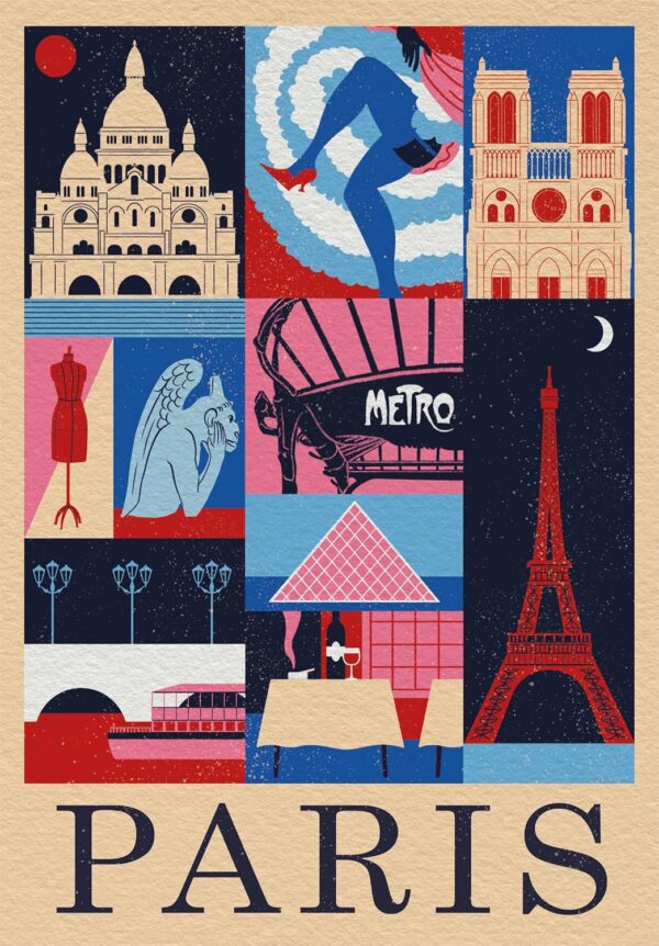 Clementoni - Style in the City, Paris 1000 Piece Puzzle