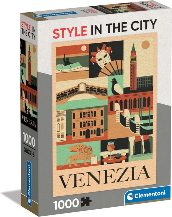 Clementoni - Style in the City, Venice 1000 Piece Puzzle - Image 2