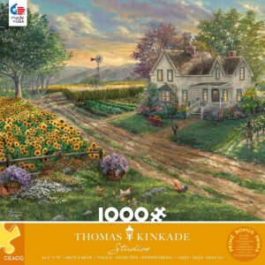 Ceaco - Thomas Kinkade - Sunflower Fields 1000 Piece Puzzle