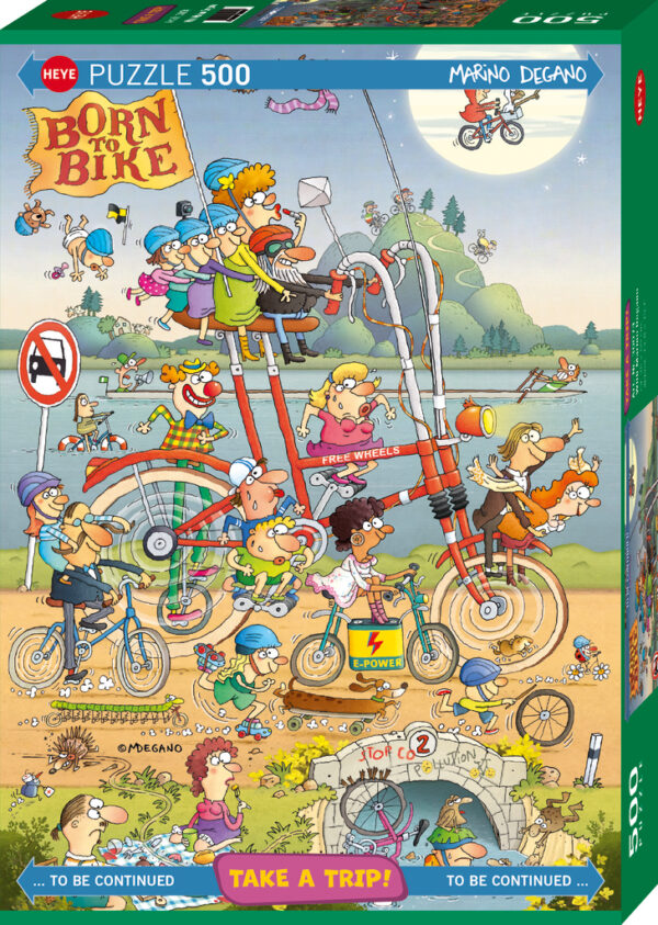 Heye - Take a Trip with Marino Degano 500 Piece Puzzle - Image 2
