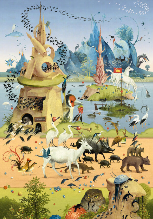 Heye - Take a Trip with Hieronymus Bosch 500 Piece Puzzle