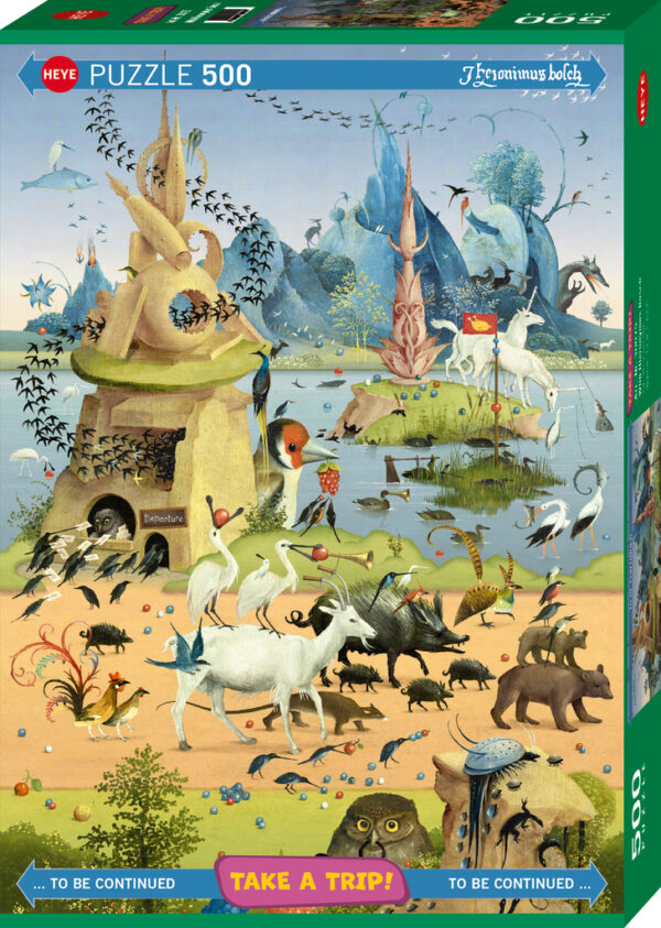 Heye - Take a Trip with Hieronymus Bosch 500 Piece Puzzle - Image 2