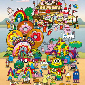 Heye - Take a Trip with Jon Burgerman 500 Piece Puzzle