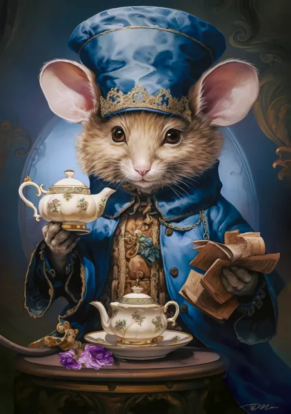 Castorland - Tea Time Mouse 500 Piece Puzzle