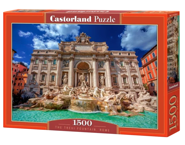 Castorland - The Trevi Fountain, Rome 1500 Piece Puzzle - Image 2