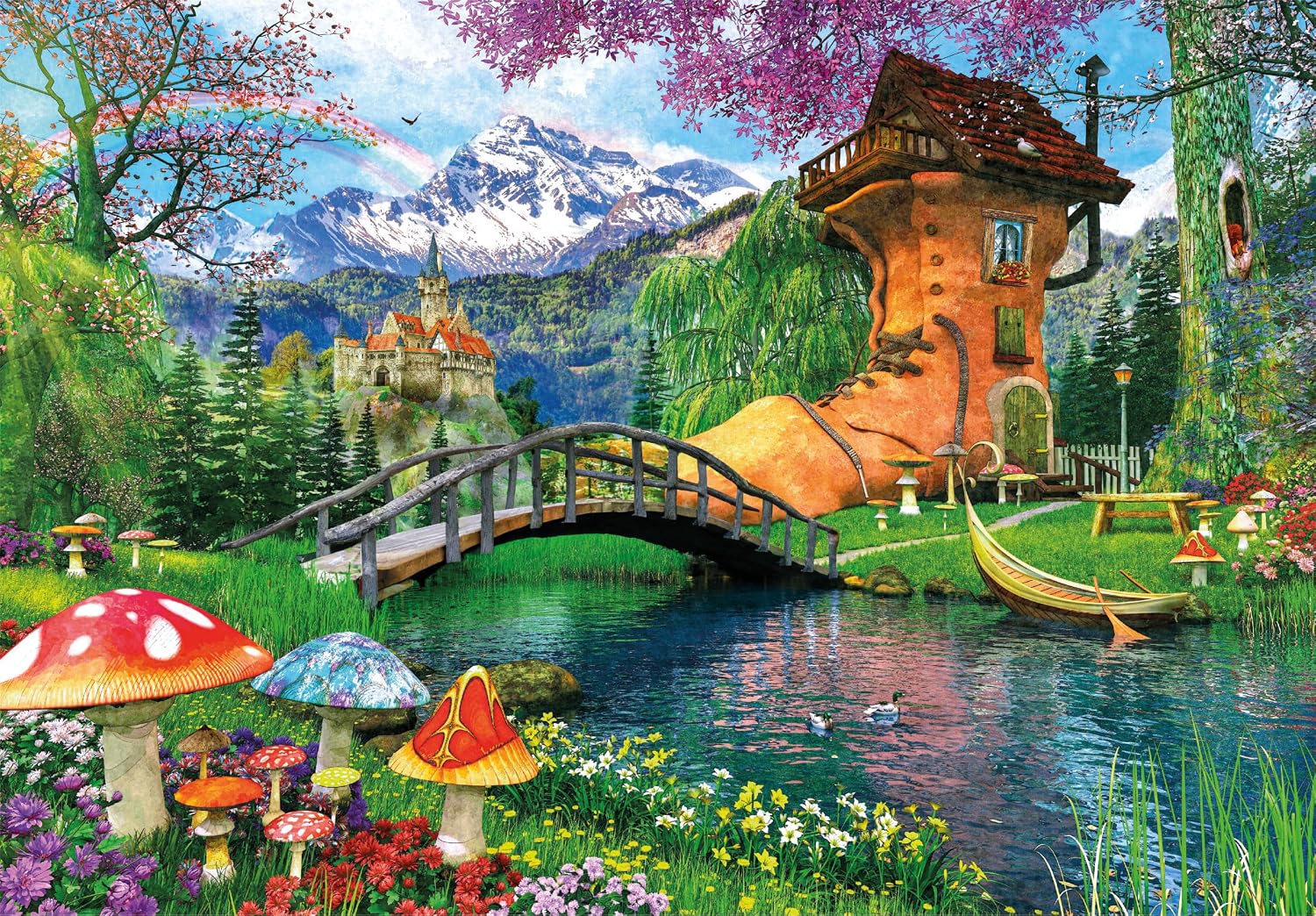 Clementoni - The Old Shoe House 500 Piece Puzzle