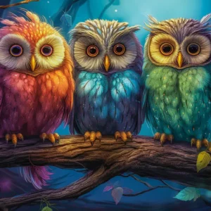 Castorland - Three Little Owls 1000 Piece Puzzle