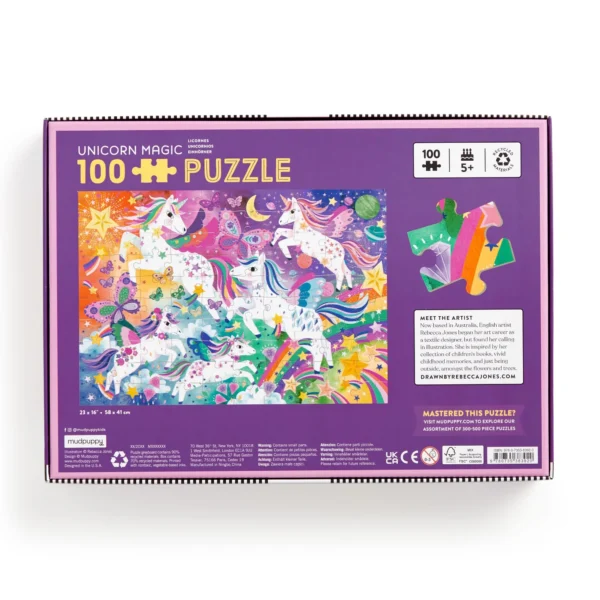 Mudpuppy - Unicorn Magic 100 Piece Puzzle - Image 3