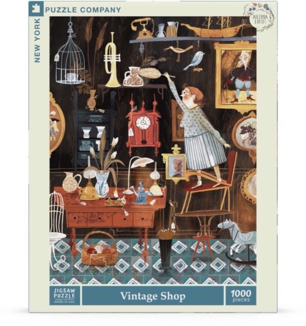 The New York Puzzle Company - Vintage Shop 1000 Piece Puzzle - Image 2