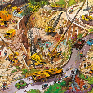Heye - Loup - Wanted, Door Lock Tonio 1000 Piece Puzzle