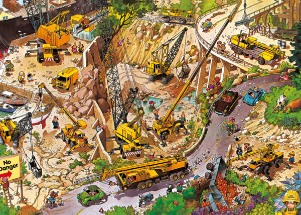 Heye - Loup - Wanted, Door Lock Tonio 1000 Piece Puzzle