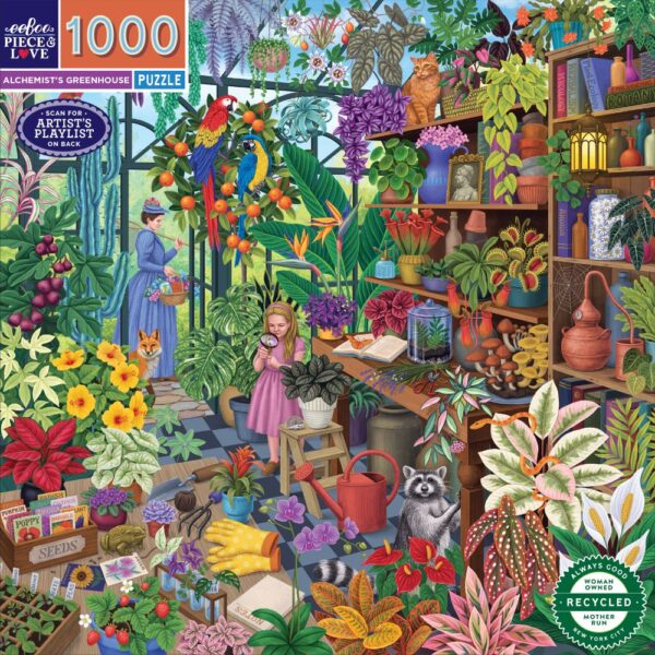 eeBoo - Alchemists Greenhouse 1000 Piece Puzzle