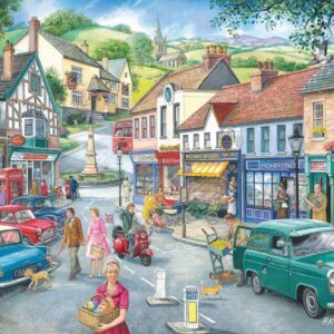 House of Puzzles - At the Shops, Find the Difference 1000 Piece Puzzle