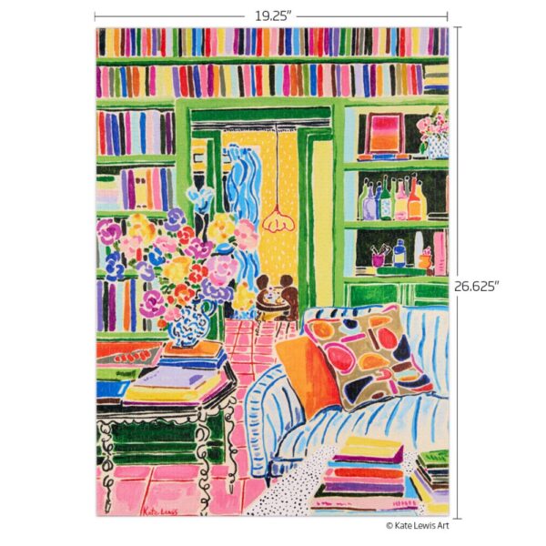 WerkShoppe - Books & Bouquet 1000 Piece Puzzle - Image 3