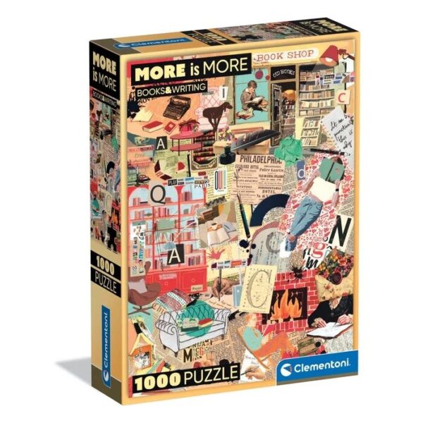Clementoni - More is More, Books & Writing 1000 Piece Puzzle - Image 2