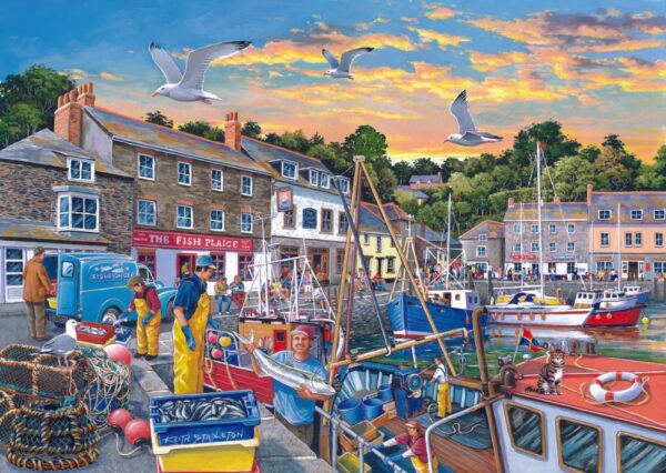House of Puzzles - Catch of the Day 500 Large Piece Puzzle