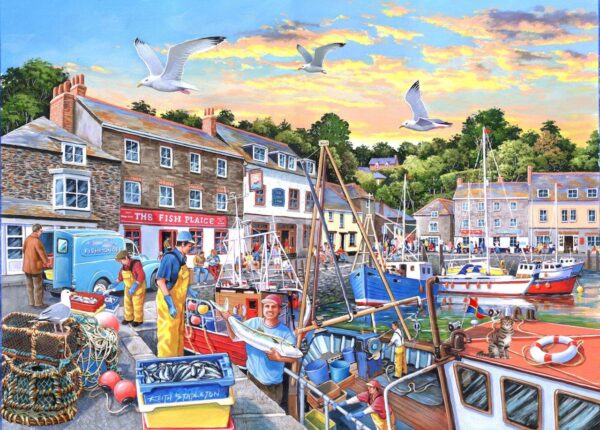 House of Puzzles - Catch of the Day, Find the Difference 1000 Piece Puzzle