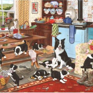 House of Puzzles - Collie Wobbles 1000 Piece Puzzle