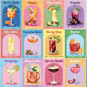 House of Puzzles - Colourful Cocktails 1000 Piece Puzzle