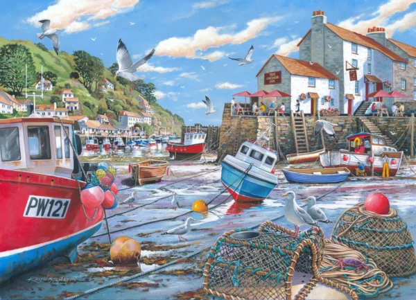 House of Puzzles - Days at the Dock 4 x 500 Piece Puzzle Set - Image 2