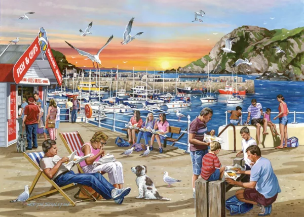 House of Puzzles - Days at the Dock 4 x 500 Piece Puzzle Set - Image 4