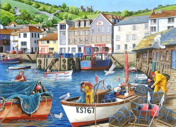 House of Puzzles - Days at the Dock 4 x 500 Piece Puzzle Set - Image 5