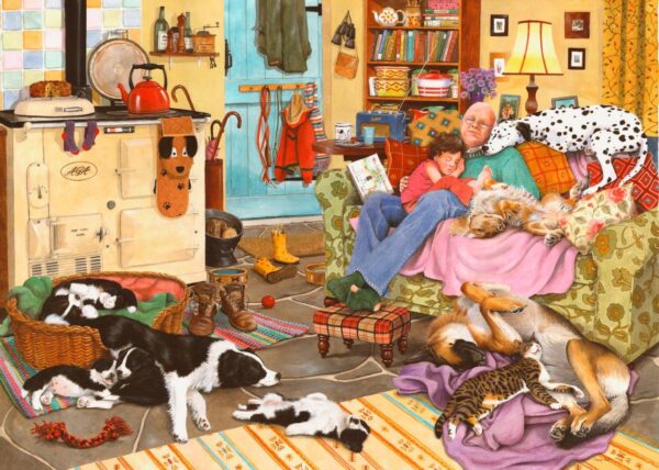 House of Puzzles - Dog Tired 1000 Piece Puzzle