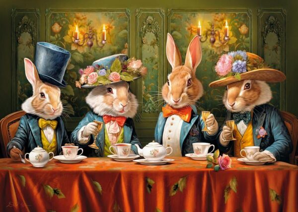 Cherry Pazzi - Fancy Bunny Party 500 Piece Puzzle
