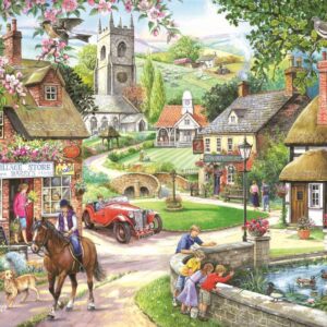 House of Puzzles - Feeding the Ducks 1000 Piece Puzzle