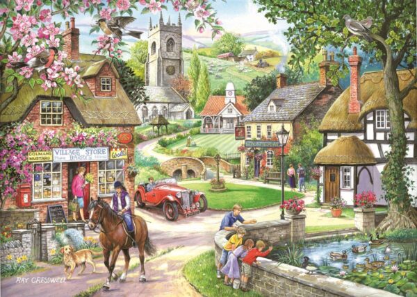 House of Puzzles - Feeding the Ducks 1000 Piece Puzzle