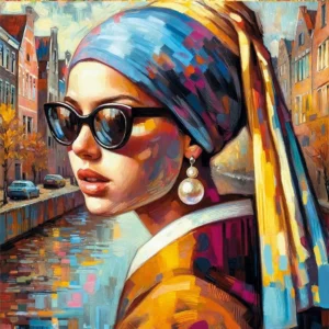 Cherry Pazzi - Girl with a Pearl 1000 Piece Puzzle