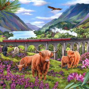 House of Puzzles - Glenfinnan Ladies 500 Large Piece Puzzle