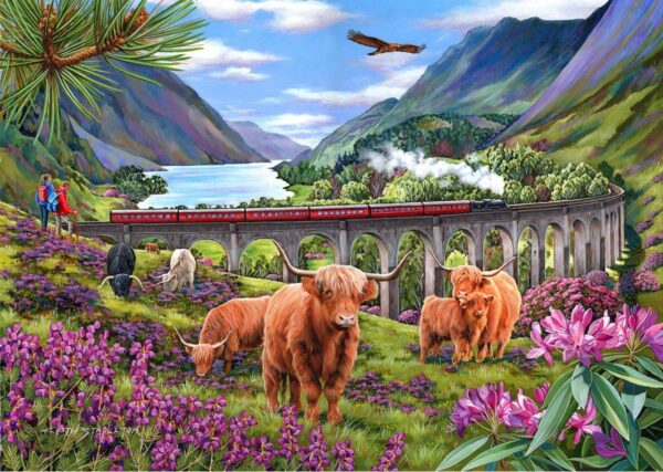 House of Puzzles - Glenfinnan Ladies 500 Large Piece Puzzle