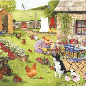 House of Puzzles - Grandmas Garden 500 Large Piece Puzzle