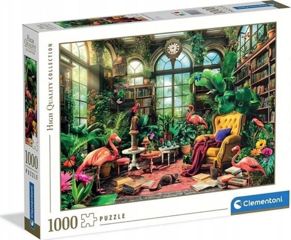 Clementoni - Greenhouse Library 1000 Piece Puzzle - Image 2