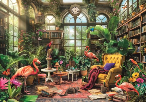 Clementoni - Greenhouse Library 1000 Piece Puzzle