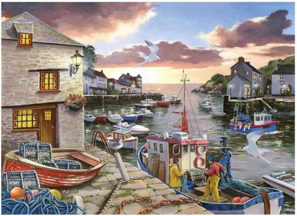 House of Puzzles - Harbour lights 250 Large Piece Puzzle