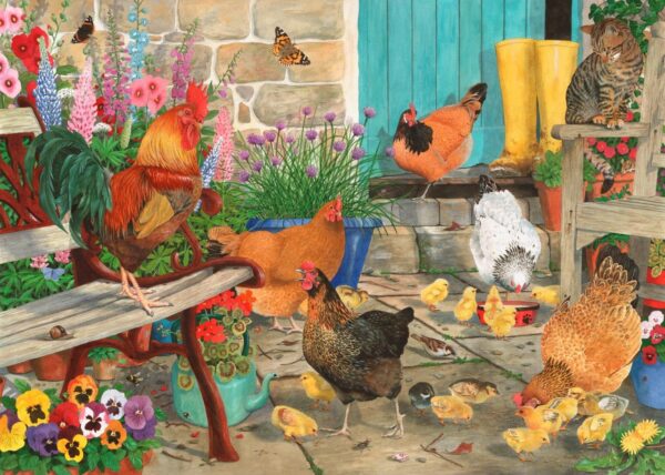 House of Puzzles - Hen Pecked 1000 Piece Puzzle