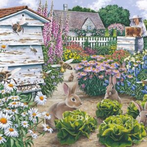 House of Puzzles - Honey Bunnies 500 Piece Puzzle