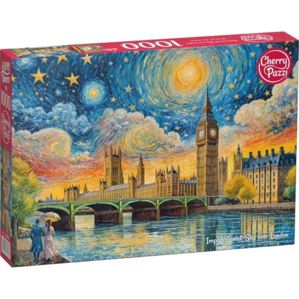 Cherry Pazzi - Impressionist Sky over London 1000 Piece Puzzle - Image 2