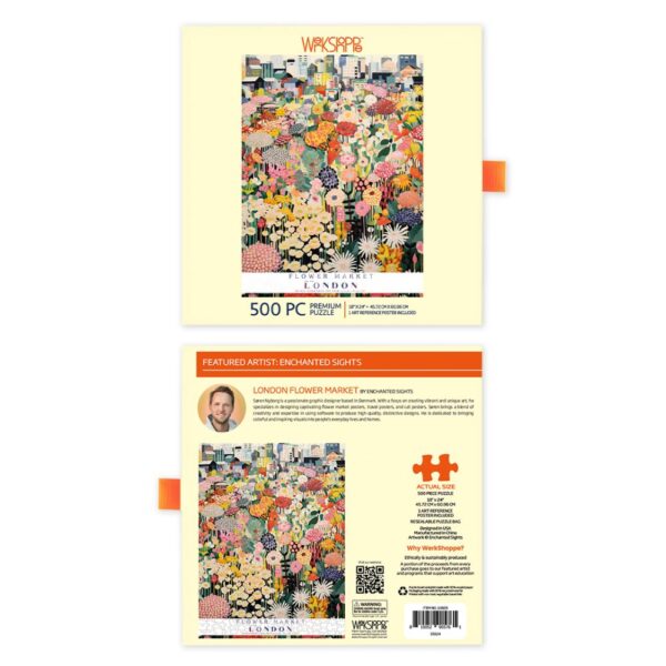 Werkshoppe - London Flower Market 500 Piece Puzzle - Image 4