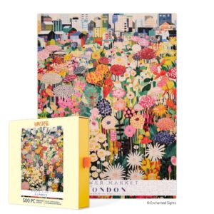Werkshoppe - London Flower Market 500 Piece Puzzle