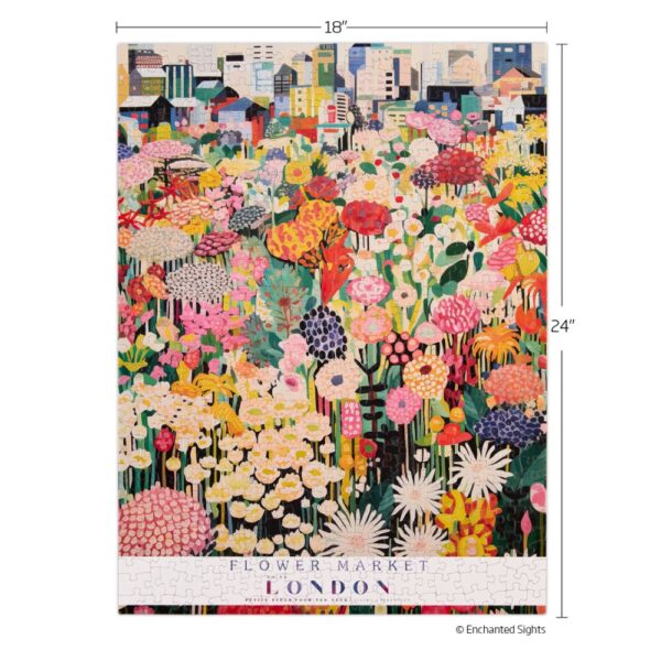 Werkshoppe - London Flower Market 500 Piece Puzzle - Image 2