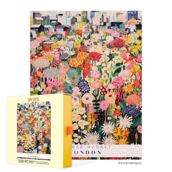 Werkshoppe - London Flower Market 500 Piece Puzzle