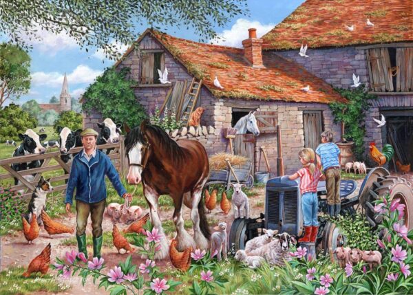 House of Puzzles - MacDonalds Farm 500 Large Piece Puzzle