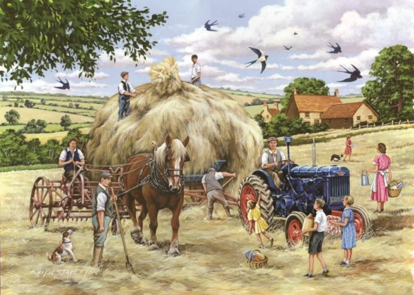 House of Puzzles - Making Hay 500 Large Piece Puzzle